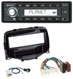 Continental USB MP3 AUX 1DIN Autoradio für Toyota Aygo (2014-2021)