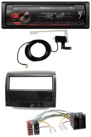Pioneer 1DIN USB DAB MP3 AUX Autoradio für Fiat Ducato 2011-2021 piano schwarz