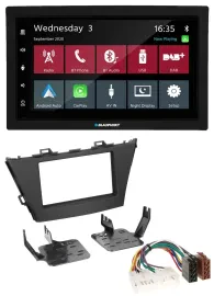 Blaupunkt DAB Bluetooth USB MP3 2DIN Autoradio für Toyota Prius+ (ab 2012)