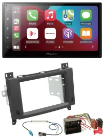 Pioneer USB MP3 DAB 2DIN Bluetooth Autoradio für Mercedes Vito Viano 06-14 Rubbe