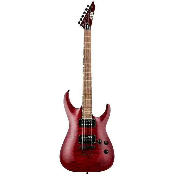 Электрогитара LTD MH-200QM NT See-Thru Black Cherry