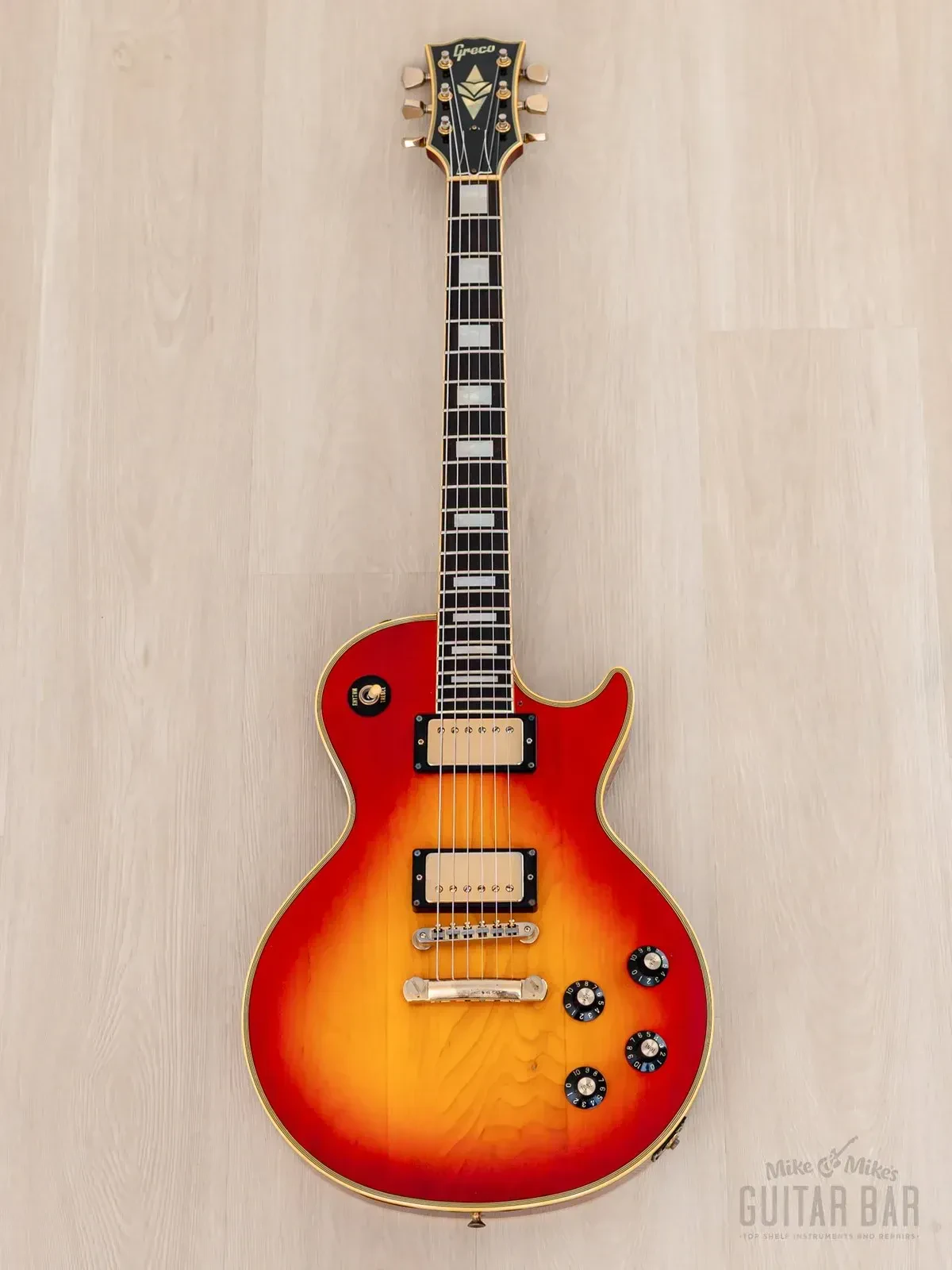 Электрогитара Greco EG500C Mint Collection Custom HH  Cherry Sunburst w/gigbag Japan 1984