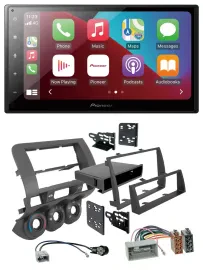 Автомагнитола Pioneer 2DIN, USB, MP3, DAB, Bluetooth для Honda Fit (2006–2007, US-импорт)