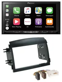 Pioneer 2DIN MP3 USB DAB DVD Bluetooth Autoradio für Hyundai Sonata NF 2005-2008