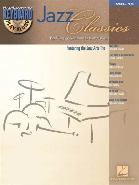 Ноты MusicSales KEYBOARD PLAY ALONG VOLUME 19 JAZZ CLASSICS KBD BK/CD