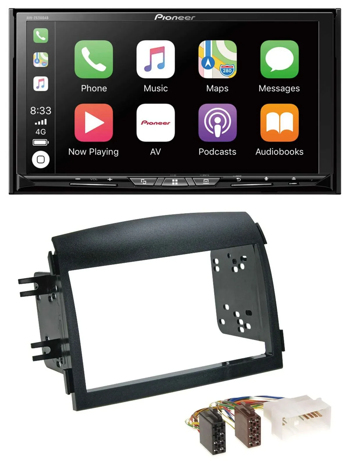 Pioneer 2DIN MP3 USB DAB DVD Bluetooth Autoradio für Hyundai Sonata NF 2005-2008