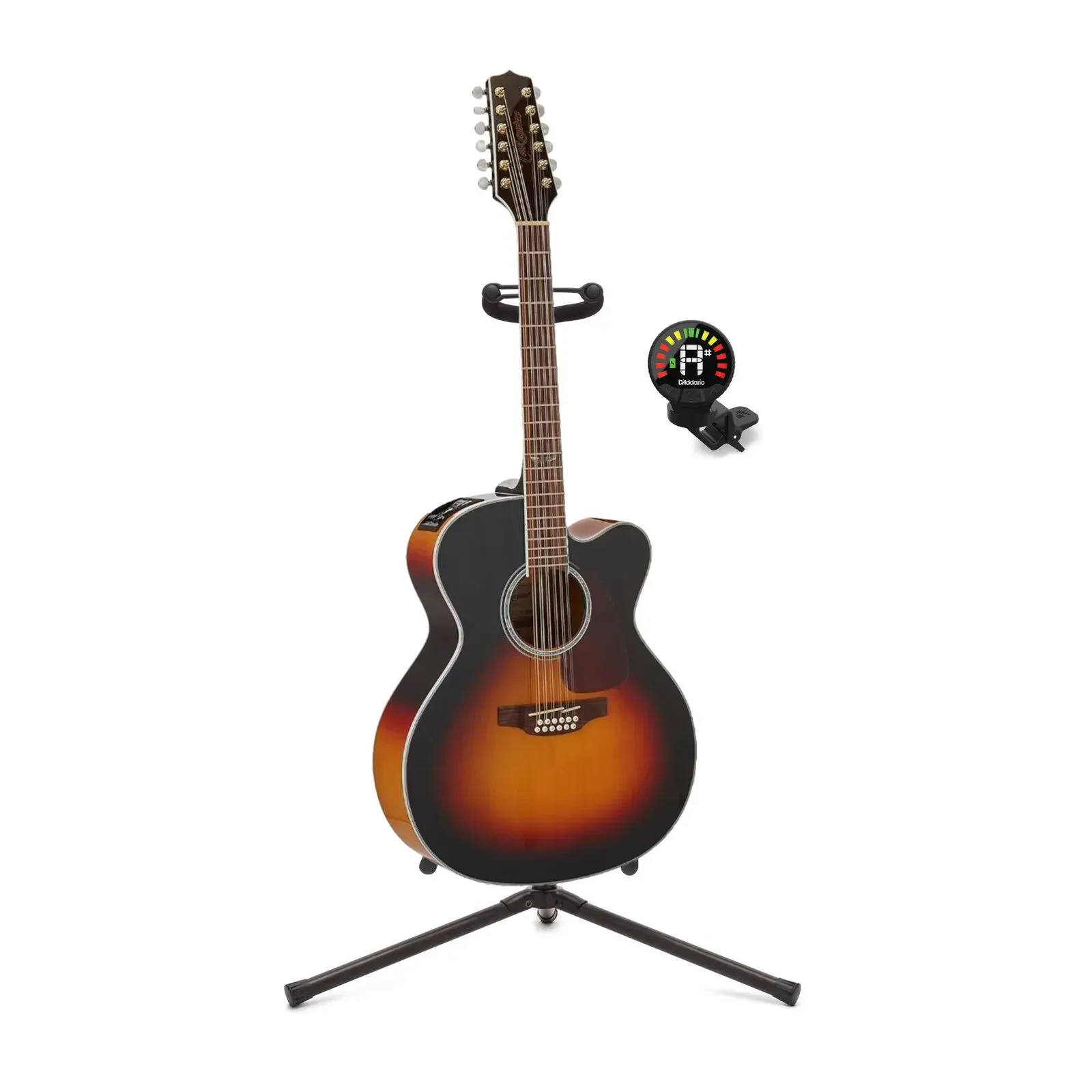 Takamine GJ72CE G Series Gloss Sunburst Acoustic Electric Guitar Bundle