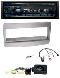 Alpine USB Bluetooth DAB Lenkrad Autoradio für Toyota RAV 4 2001-2006 dunkelsilb
