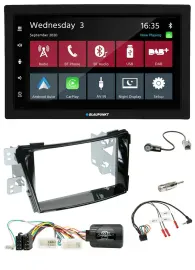 Blaupunkt 2DIN Lenkrad USB Bluetooth DAB Autoradio für Hyundai i40 ab 2011 VF Kl