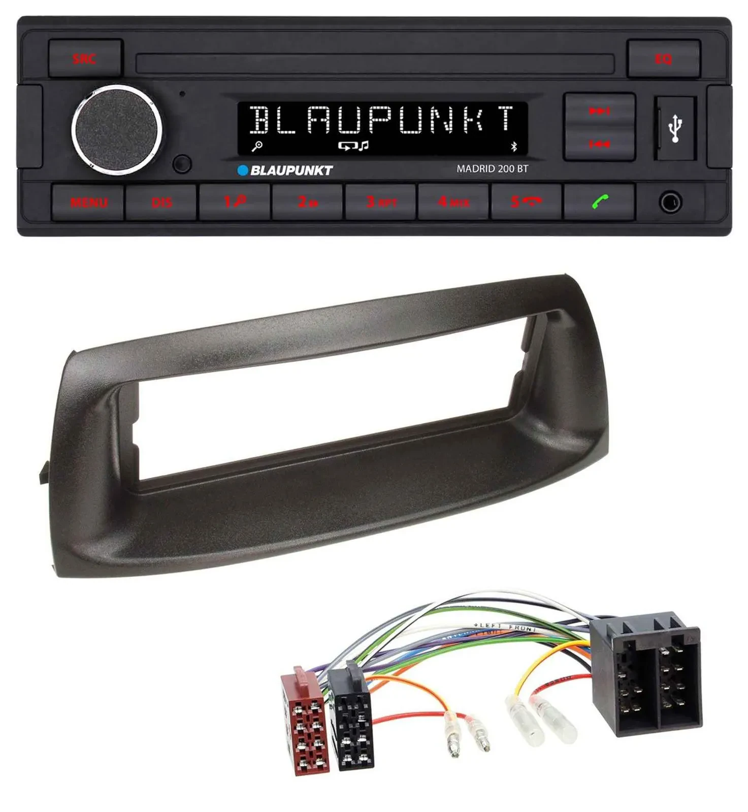 Автомагнитола для Fiat Punto (188, 1999–2005) Blaupunkt USB, AUX, Bluetooth, MP3