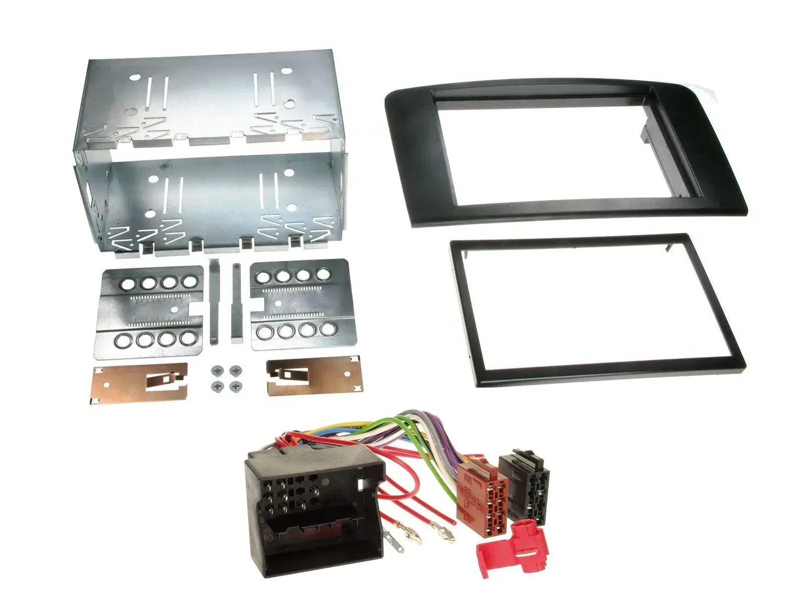 Einbauset Doppel DIN Autoradio für Mercedes M-Klasse 05-11 W164 Profi