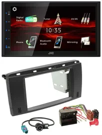 JVC USB Bluetooth MP3 DAB 2DIN Autoradio für Mercedes R-Klasse 2006-2012