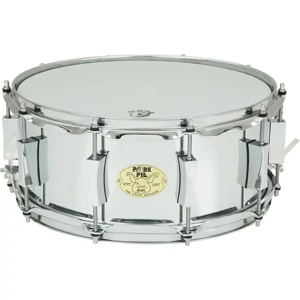 Малый барабан Pork Pie Little Squealer Steel 14x6 Polished