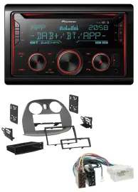Автомагнитола Pioneer 2-DIN DAB, Bluetooth, USB, CD для Mitsubishi Eclipse 4G (2005–2012)