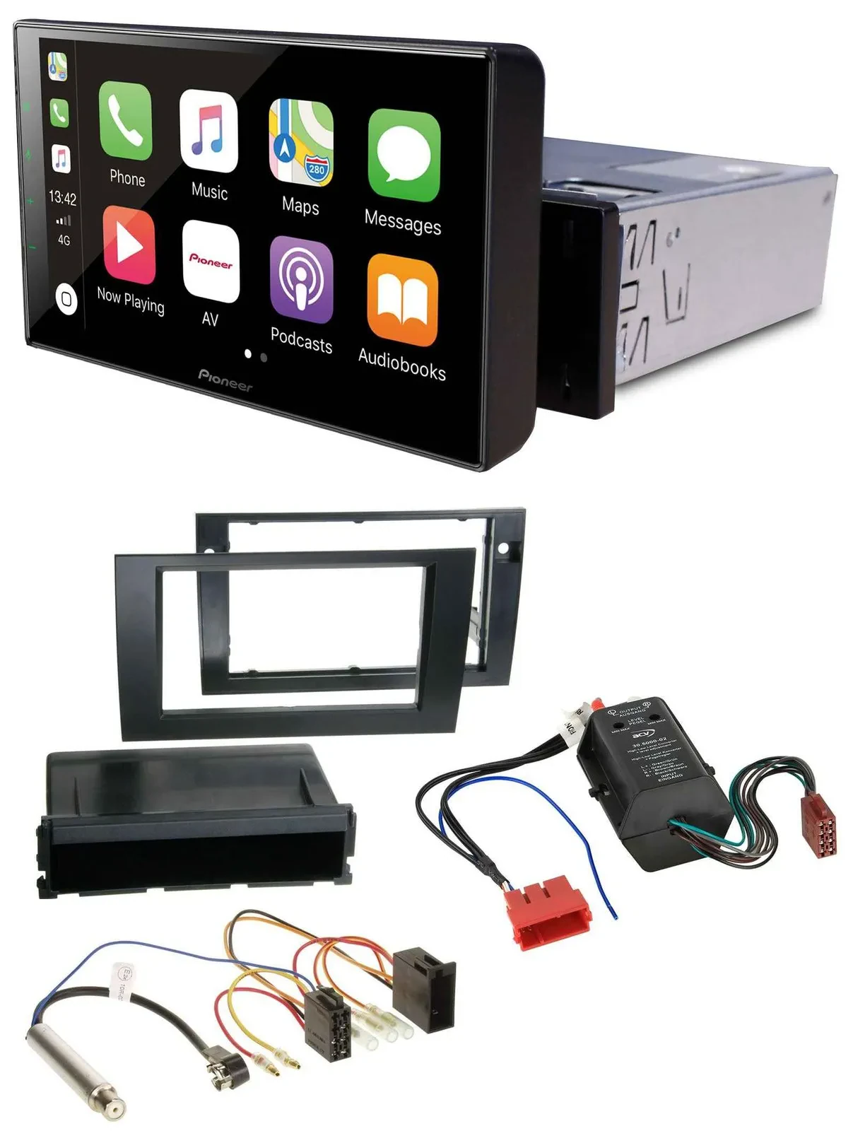 Pioneer Bluetooth MP3 DAB USB Autoradio für Audi A4 B6 B7 00-08 Symphony Bose Ak