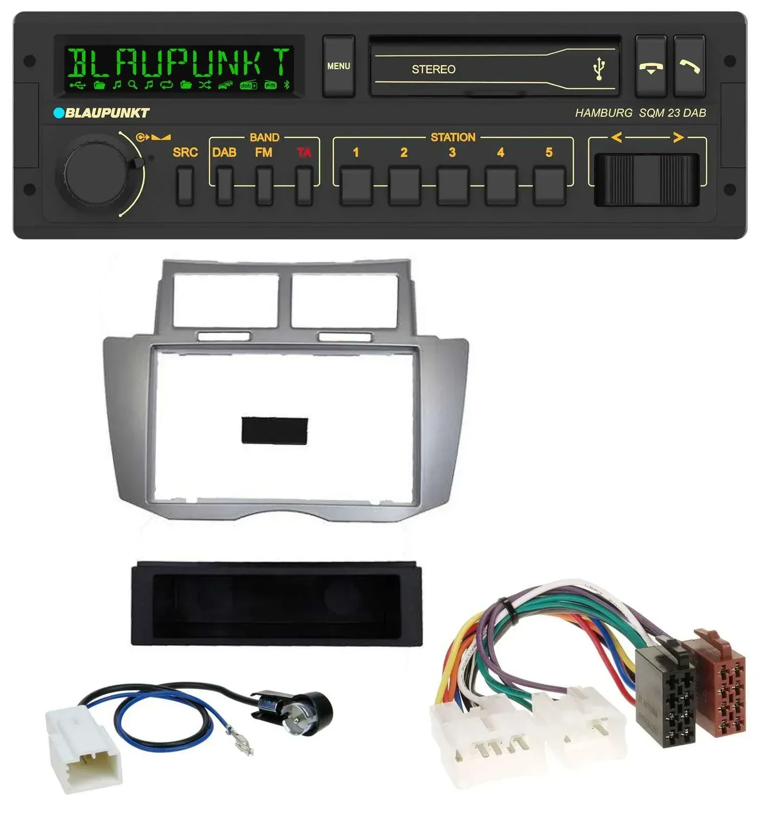 Blaupunkt USB DAB Bluetooth MP3 Autoradio für Toyota Yaris (2007-2011)