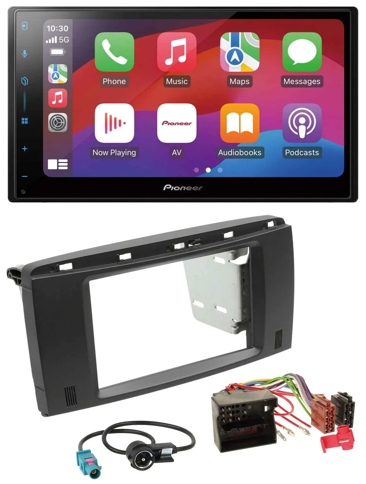 Pioneer DAB USB MP3 Bluetooth 2DIN Autoradio für Mercedes R-Klasse 2006-2012