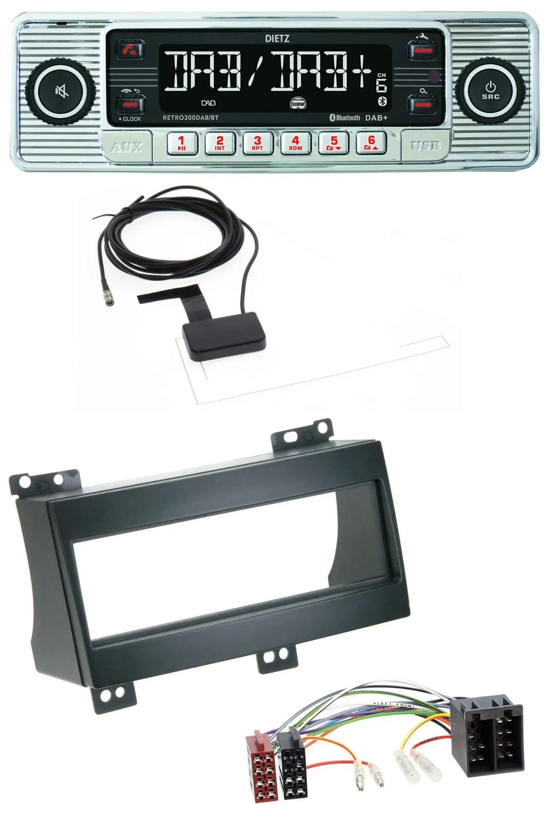 Автомагнитола для Kia Ceed (2007–2009) Dietz Bluetooth, USB, MP3, DAB