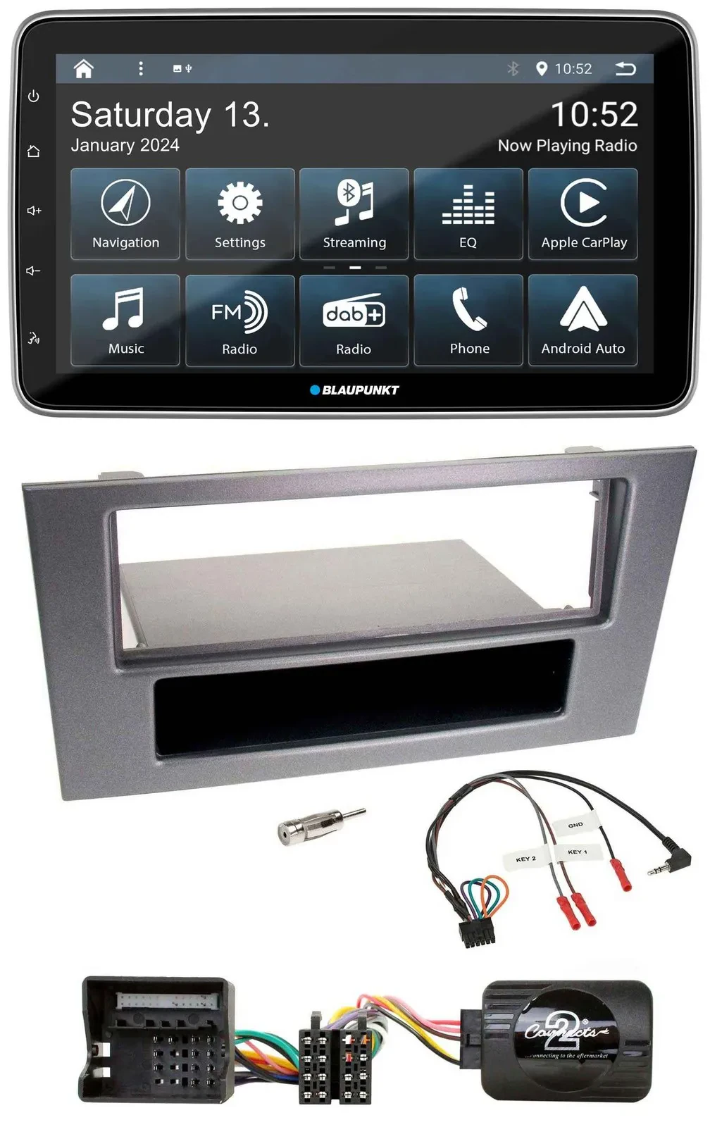 Blaupunkt USB DAB SD Lenkrad Bluetooth Autoradio für Ford Mondeo 2004-2007 anthr