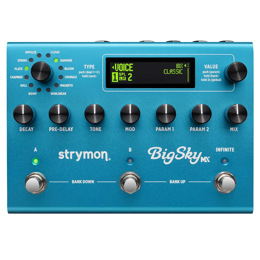 Педаль эффектов для электрогитары Strymon BigSky MX Reverb