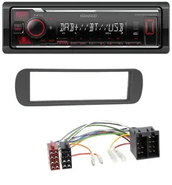 Kenwood MP3 Bluetooth USB DAB Autoradio für Lancia Y (1996-2004) - schwarz