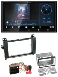 Kenwood Bluetooth 2DIN USB DAB MP3 Autoradio für Mercedes B-Klasse T245 05-11
