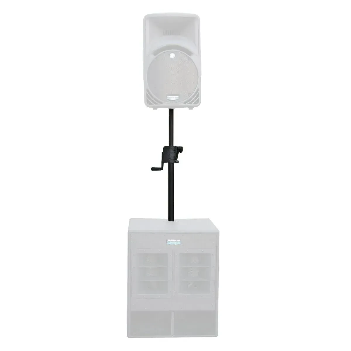 Стойка для акустических систем Odyssey ASCE42 с ручной лебедкой, для сабвуфера, черная