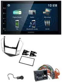 Kenwood 2DIN Bluetooth MP3 USB DAB Autoradio für Chevrolet Cruze 2011-2016