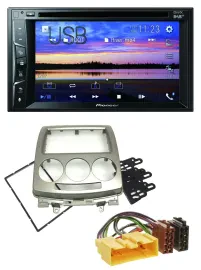 Автомагнитола для Mazda 5 (CR, 2005–2010) Pioneer 2-DIN, Bluetooth, USB, DVD, DAB, MP3