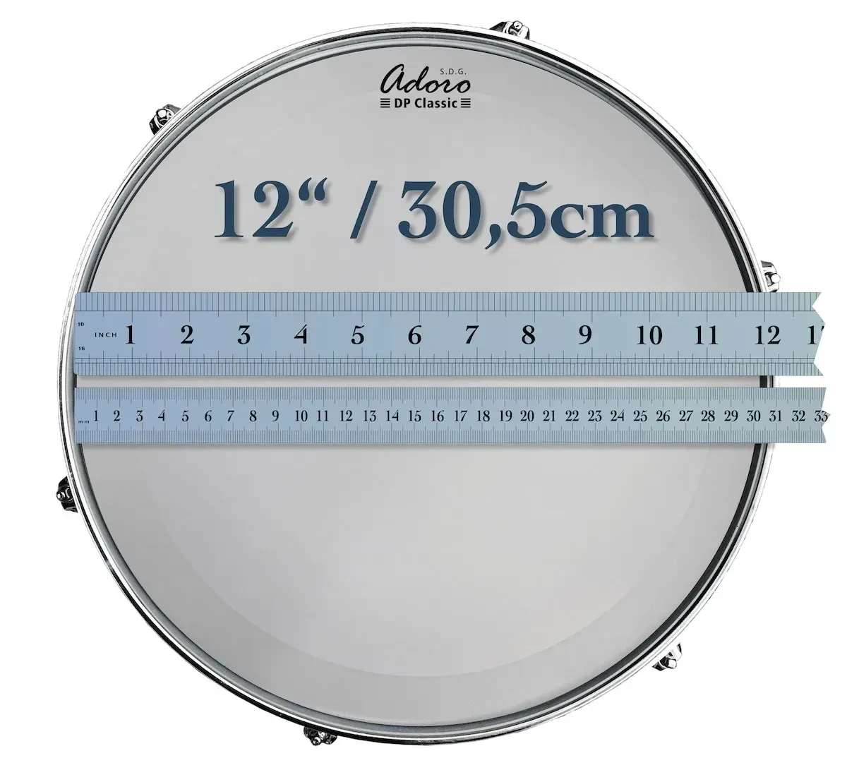 Пластик для барабана Adoro ADPC-CT-12 DP Classic Coated