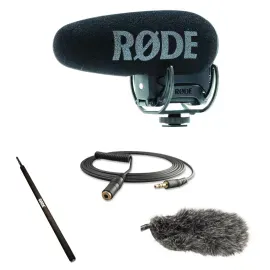 Rode VideoMic Pro+ Directional On-Camera Microphone with Rycote Lyre Shockmount