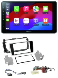 Pioneer Bluetooth 2DIN USB MP3 DAB Autoradio für Nissan Micra ab 2017 schwarz gl