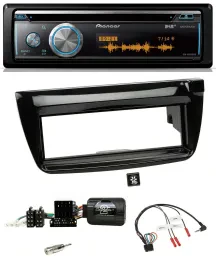 Автомагнитола для Fiat Doblo 2012–2015 Pioneer CD, USB, Bluetooth, DAB, черный глянец