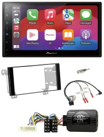 Pioneer DAB USB Lenkrad Bluetooth 2DIN Autoradio für Subaru ForesterSJ Impreza X
