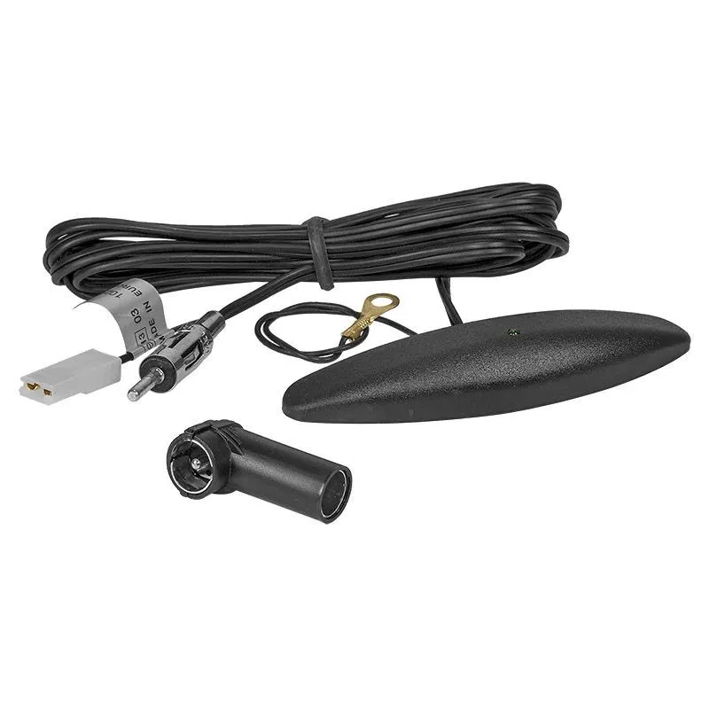 Universal Scheibenantenne Typ1 AM/FM Verstärker DIN Stecker ISO Adapter