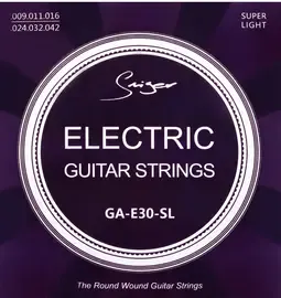 Струны для электрогитары Smiger GA-E30-SL Electric 9-42