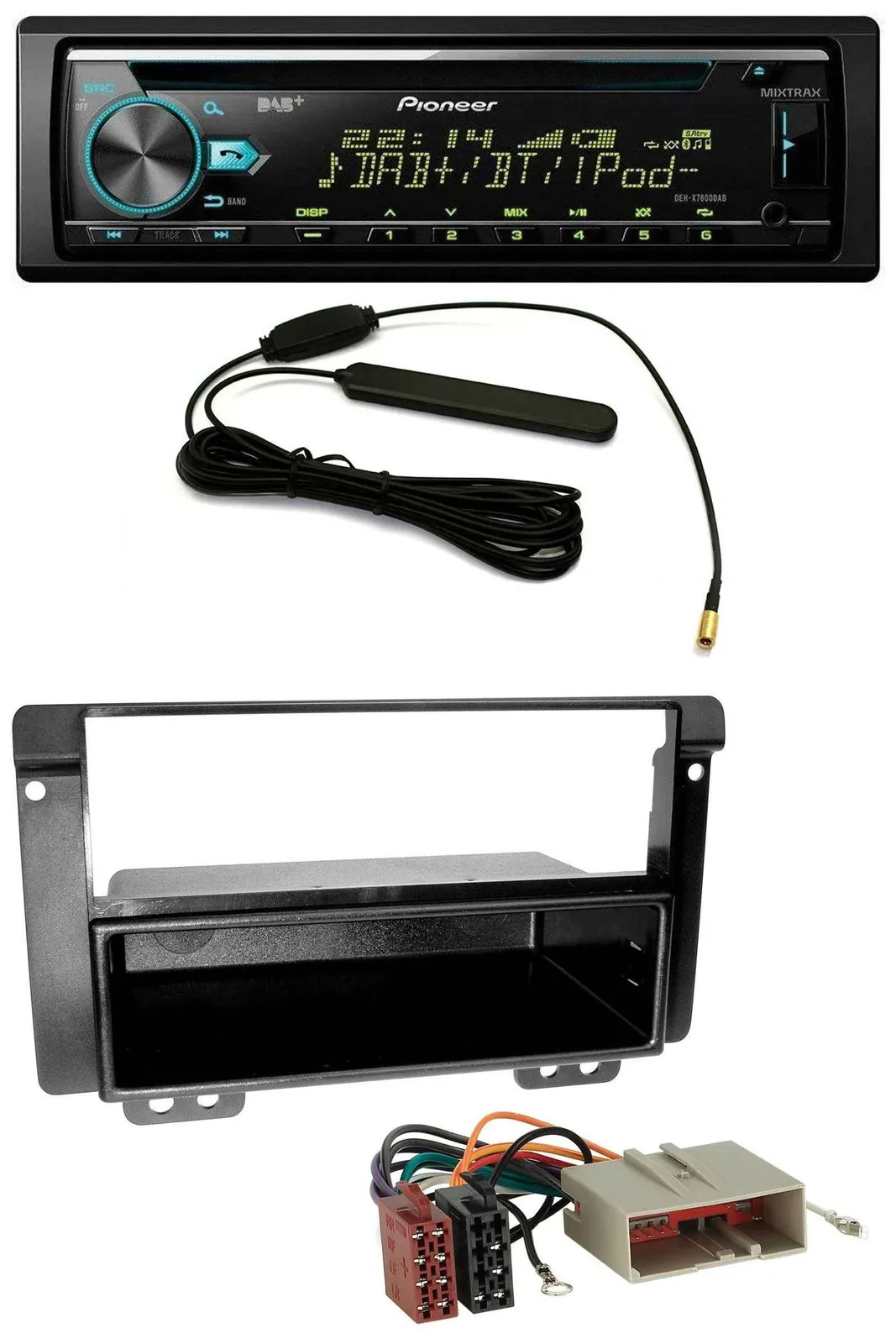 Pioneer CD MP3 AUX DAB USB Autoradio für Landrover Freelander 2004-2007
