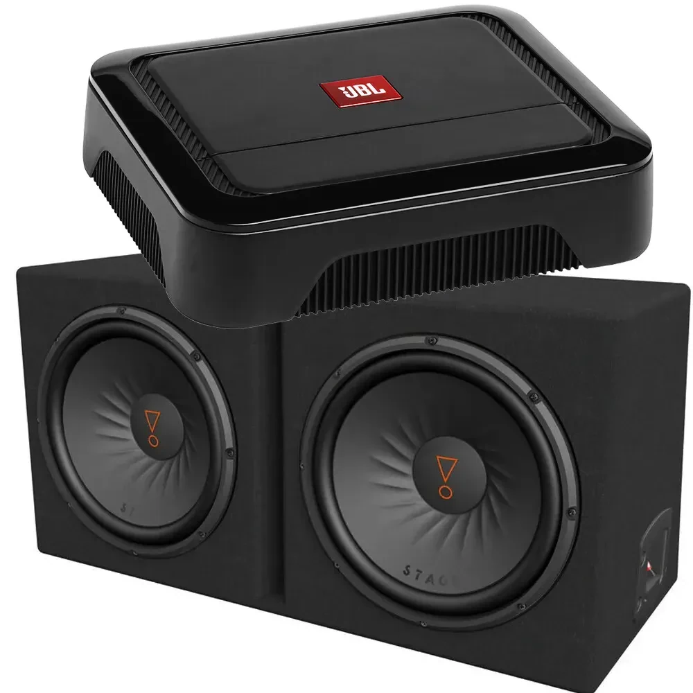 Сабвуфер пассивный JBL Stage 1200D 12" Dual, портированный, 600W (набор) с усилителем Club A600