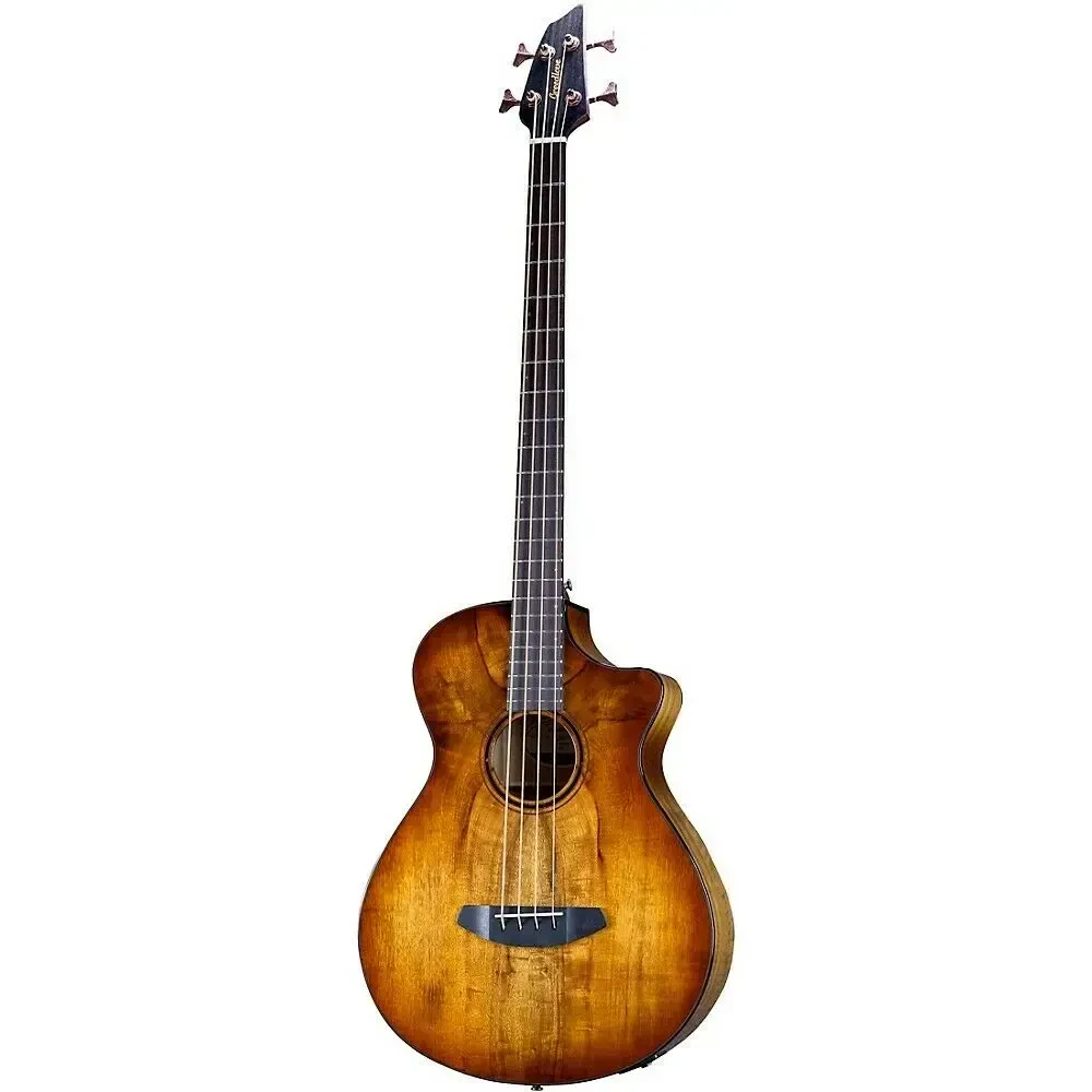 Бас-гитара акустическая Breedlove Pursuit Exotic S CE Concert Amber Burst