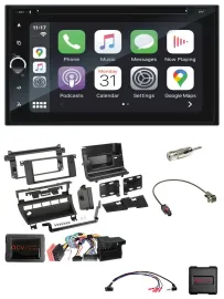 Blaupunkt DAB USB Bluetooth Lenkrad 2DIN TMC Navigation für BMW 3er 02-06 E46 5
