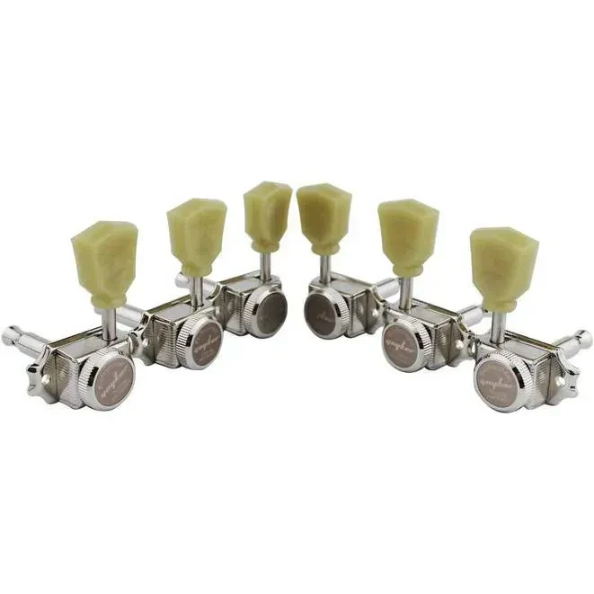 Колки гитарные GUYKER GK-44NSP 3R3L Nickel (6 штук)