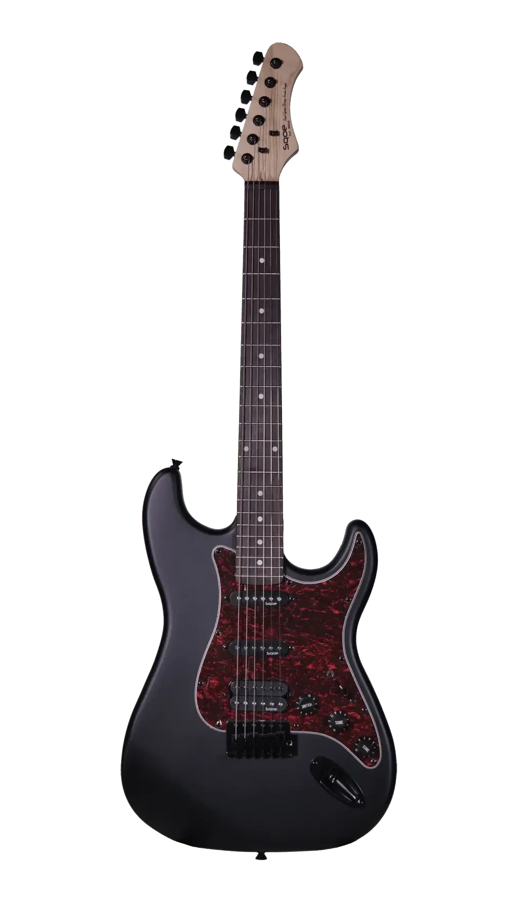 Электрогитара SQOE SEST230 Stratocaster HSS Matte Black