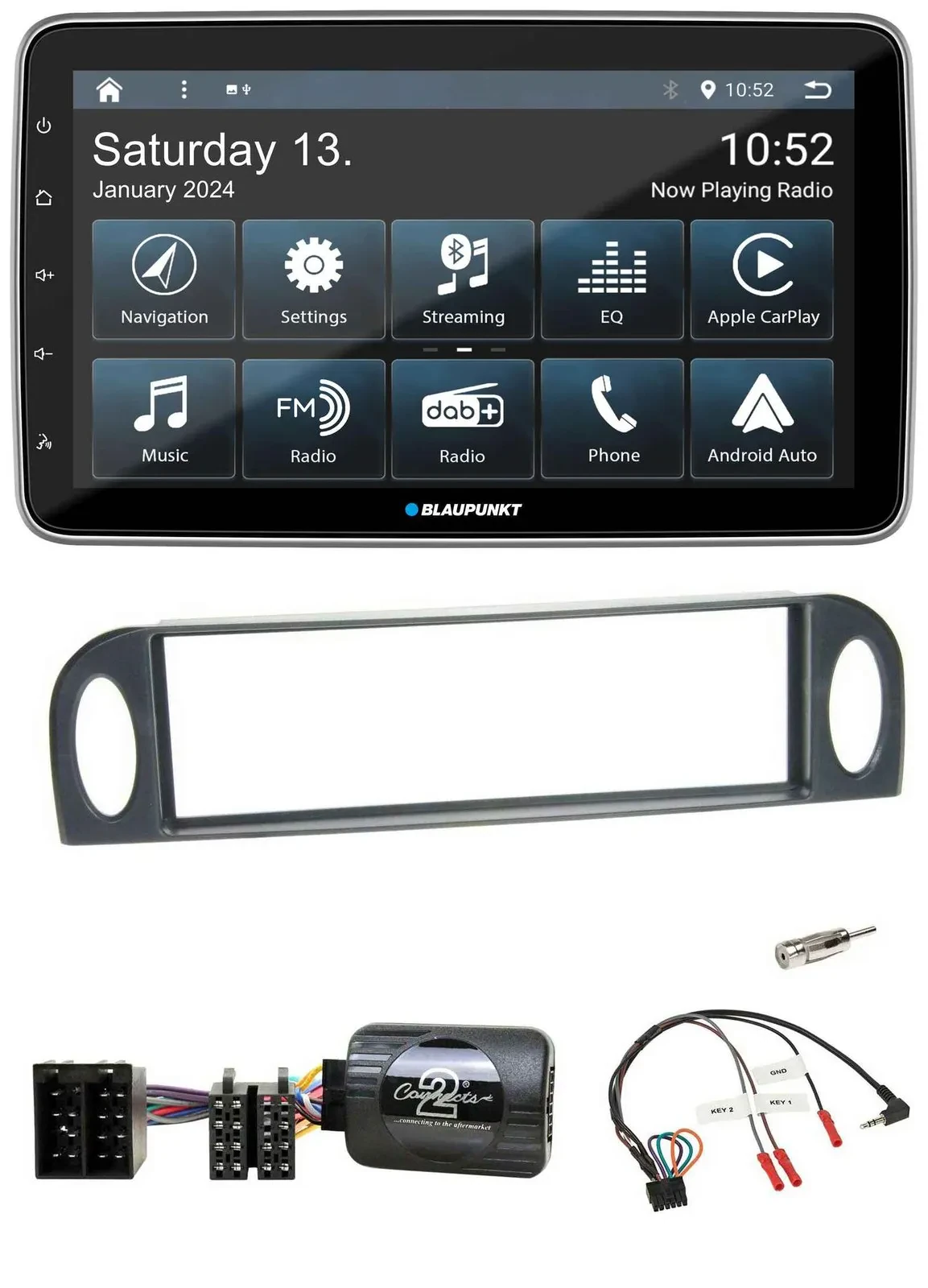 Blaupunkt USB DAB SD Lenkrad Bluetooth Autoradio für Citroen C5 2001-2005