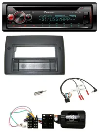 Автомагнитола Pioneer CD, DAB, Bluetooth, USB для Fiat Stilo 2001–2007, совместимая с кнопками на руле