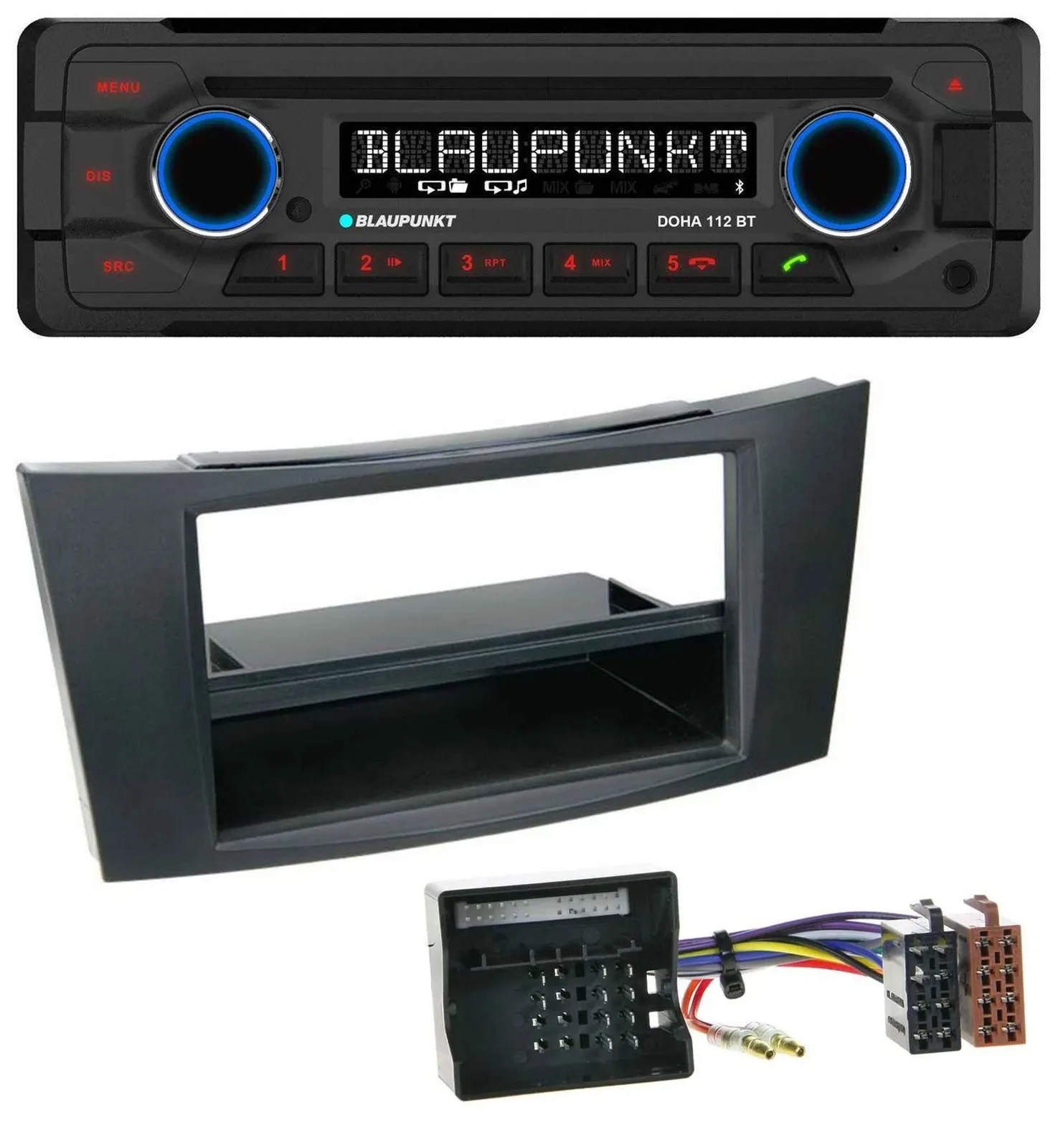 Blaupunkt AUX MP3 CD Bluetooth USB Autoradio für Mercedes E-Klasse W211 02-09 Ru