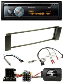 Автомагнитола Pioneer DAB USB CD Bluetooth для Audi A3/A6 (2000–2004) с поддержкой кнопок на руле