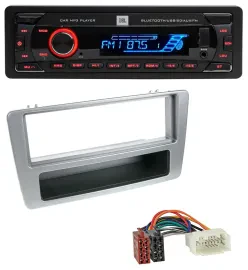 Автомагнитола JBL AUX/MP3/USB/Bluetooth/SD для Honda Civic 2001–2003, цвет серебристый