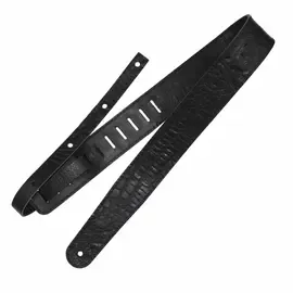 Ремень для гитары Richter Straps Raw II Contour Croc Black