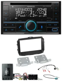 Kenwood CD 2DIN DAB USB Lenkrad Bluetooth Autoradio für Alfa Giulietta Infoadapt