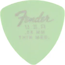 Fender  Dura-Tone 346 Shape Guitar Picks, .58, Surf Green, 12-Pack